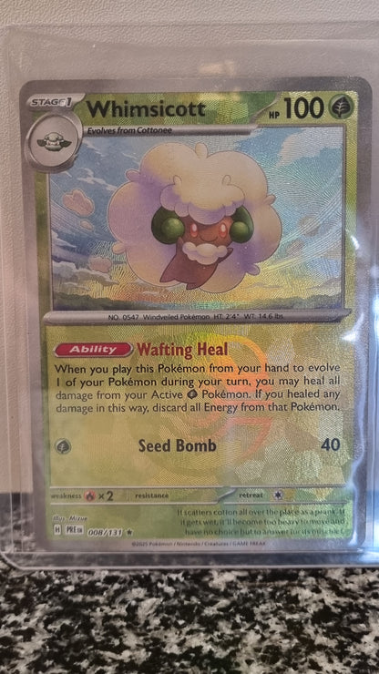 Whimsicott (Masterball) (Prismatic Evolutions #8) 🇺🇸 (Alt)