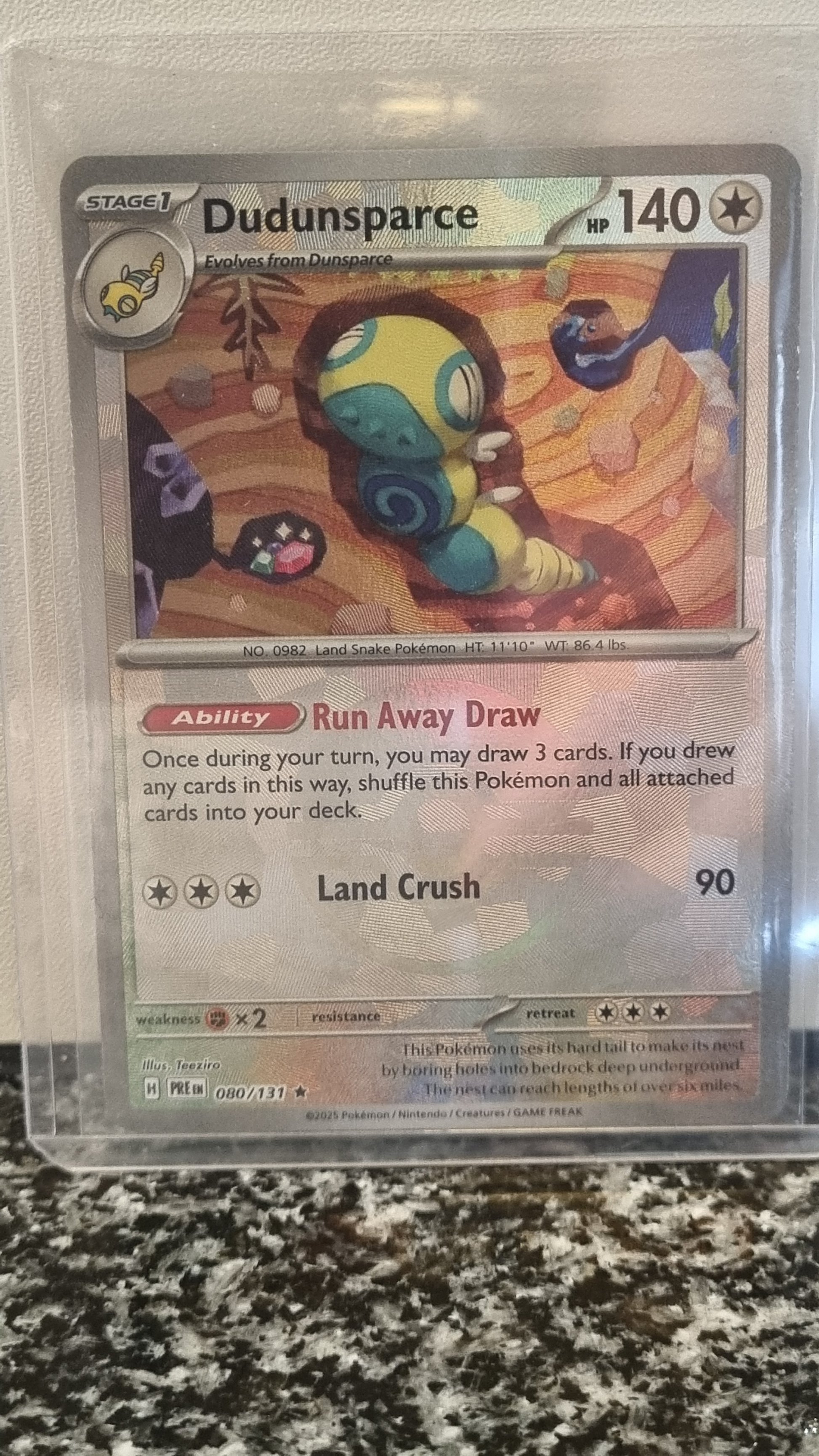 Dudunsparce (Pokeball) (Prismatic Evolutions #80) 🇺🇸 (Alt)