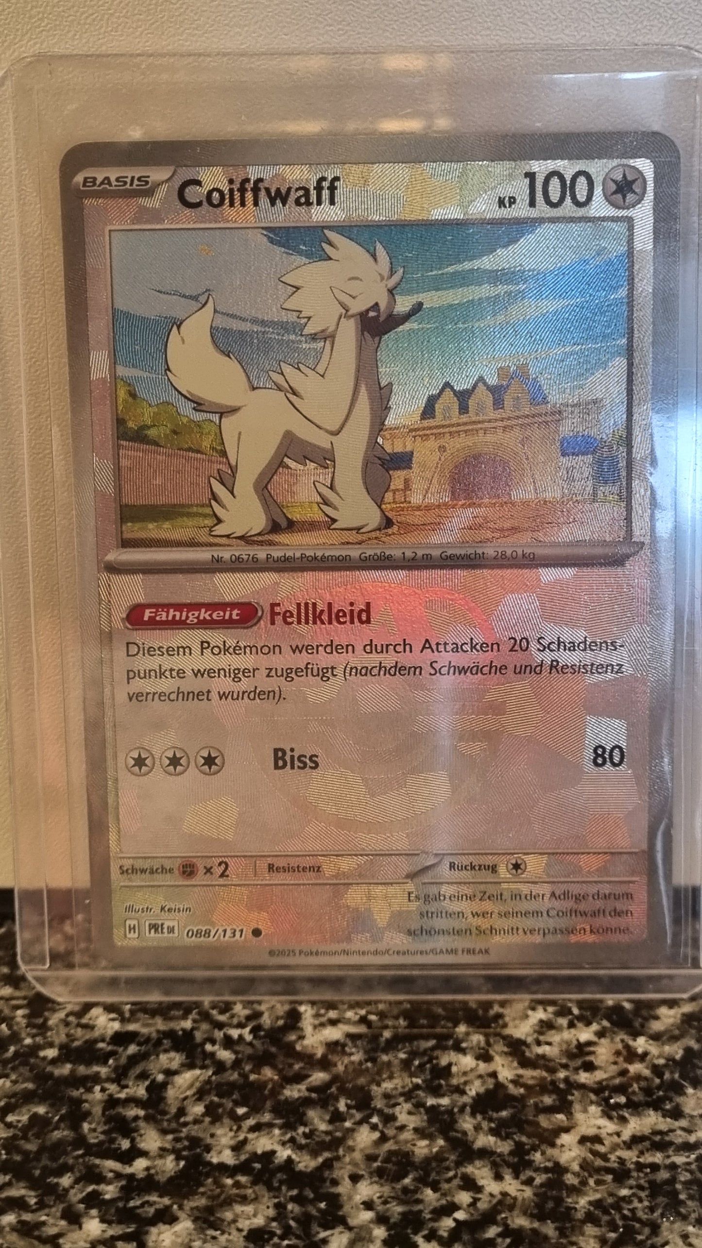 Coiffwaff (Masterball) (Prismatic Evolutions #88) 🇨🇭🇩🇪 (Alt)