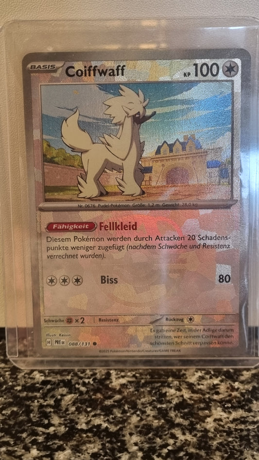 Coiffwaff (Masterball) (Prismatic Evolutions #88) 🇨🇭🇩🇪 (Alt)