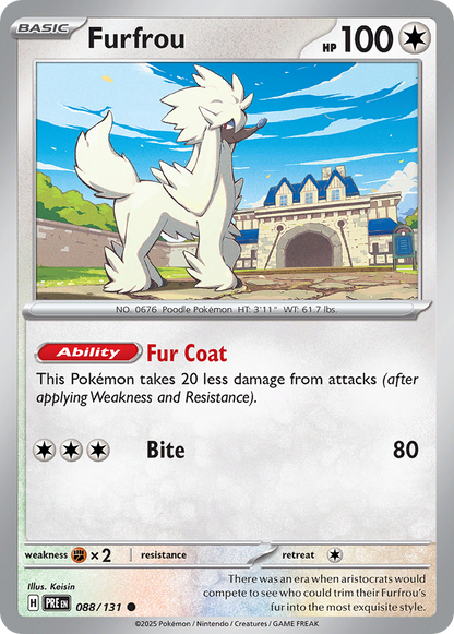 Furfrou (Pokeball) (Prismatic Evolutions #88) 🇺🇸
