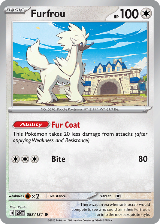 Furfrou (Pokeball) (Prismatic Evolutions #88) 🇺🇸