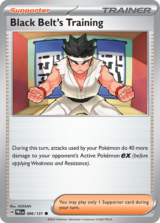 Black Belt's Training (Pokeball) (Prismatic Evolutions #96) 🇺🇸