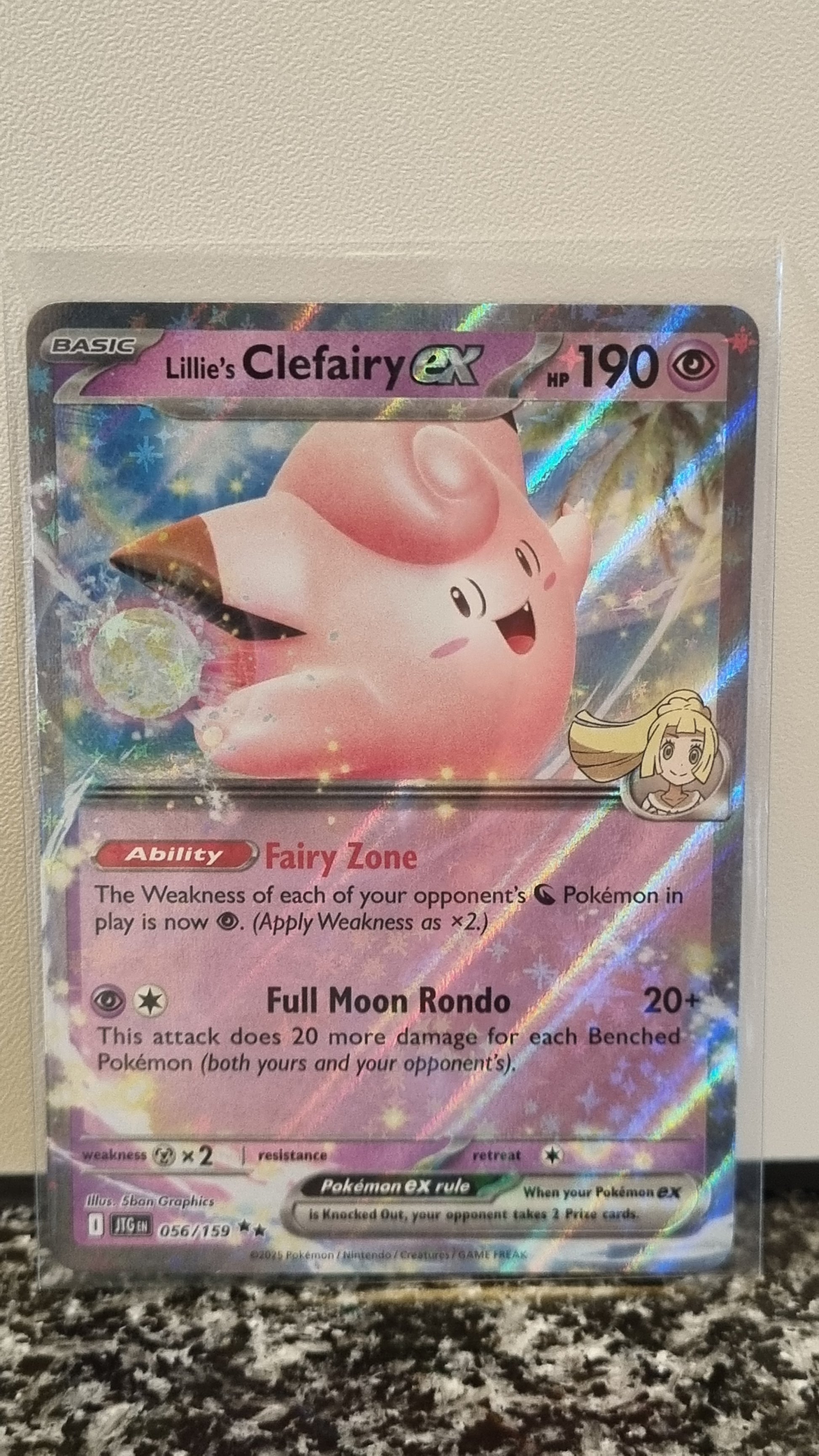 Lillie's Clefairy ex (Journey Together #56) 🇺🇸 (Alt)