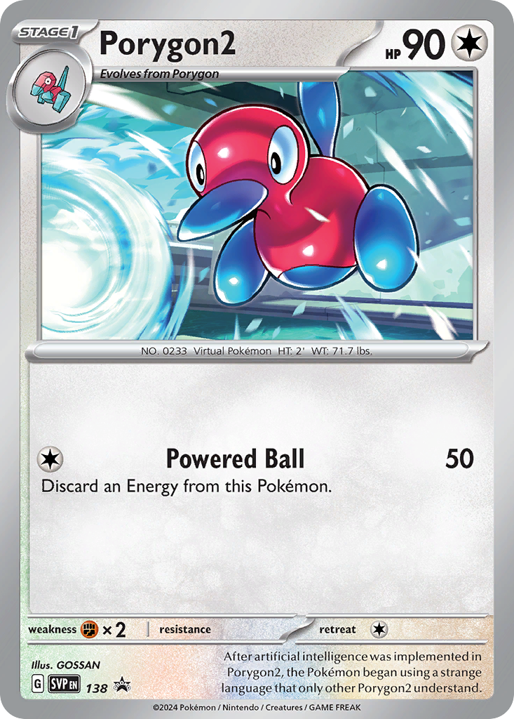 Porygon2 (SV Black Star Promos #138) 🇺🇸
