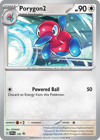 Porygon2 (SV Black Star Promos #138) 🇺🇸