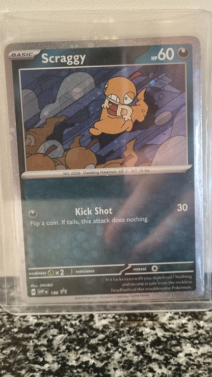 Scraggy (Promo) (SV Black Star Promos #186) 🇺🇸 (Alt)