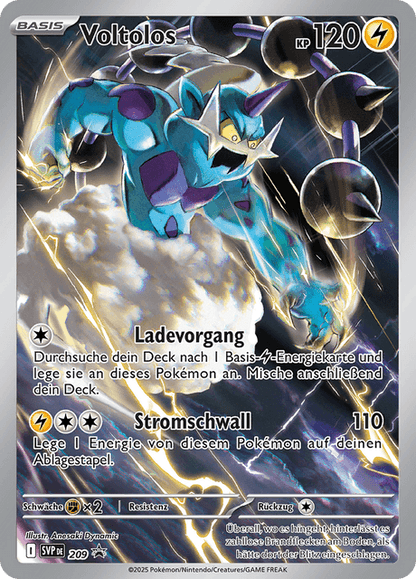 Voltolos (Sealed) (SV Black Star Promos #209) 🇨🇭🇩🇪