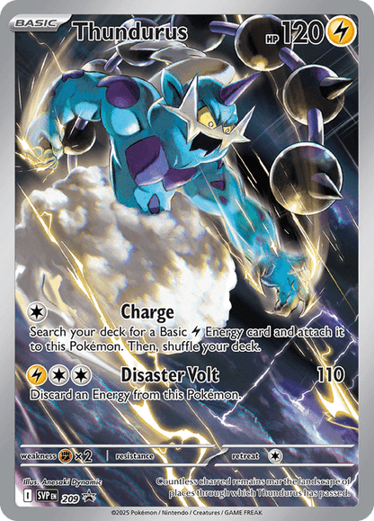Thundurus (Sealed) (SV Black Star Promos #209) 🇺🇸