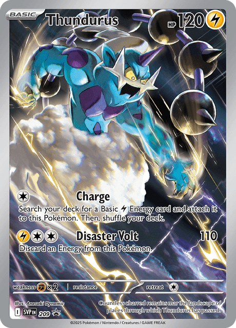 Thundurus (Sealed) (SV Black Star Promos #209) 🇺🇸