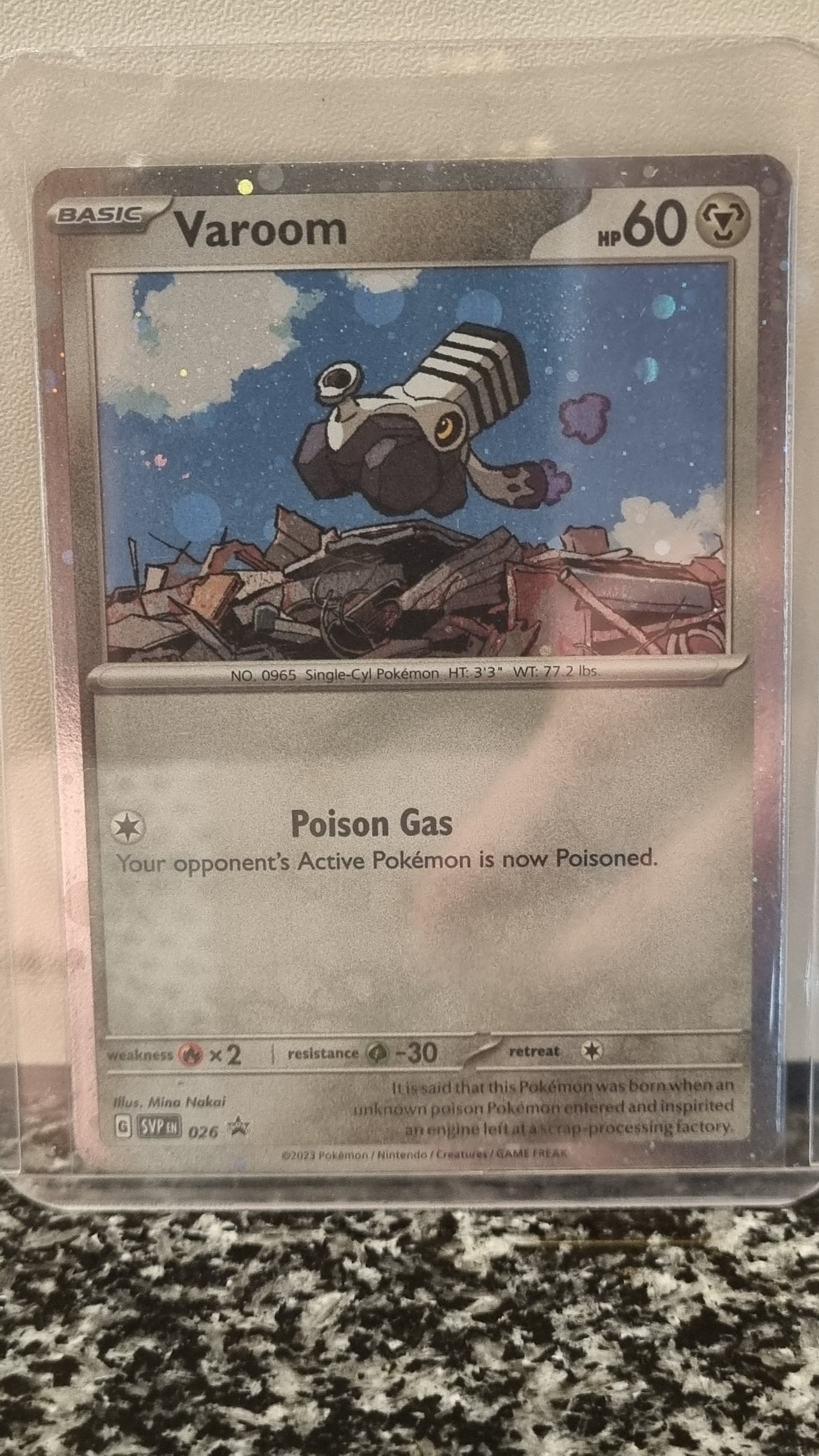 Varoom (Cosmo Holo) (SV Black Star Promos #26) 🇺🇸 (Alt)