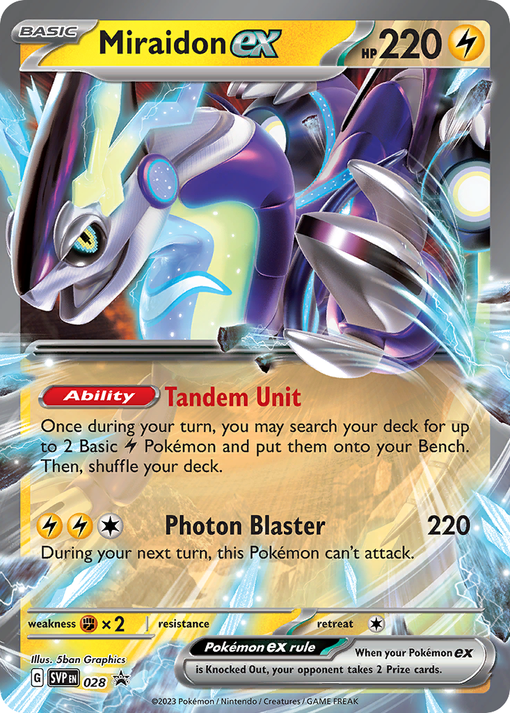 Miraidon ex (SV Black Star Promos #28) 🇺🇸