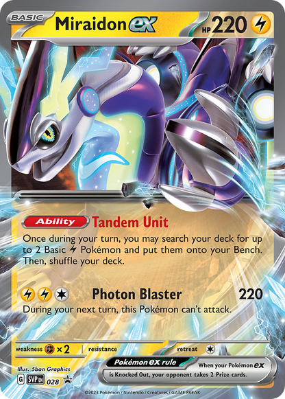 Miraidon ex (SV Black Star Promos #28) 🇺🇸