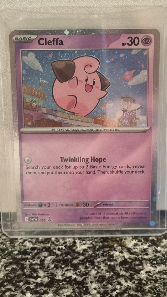 Cleffa (Cosmo Holo) (SV Black Star Promos #95) 🇺🇸 (Alt)
