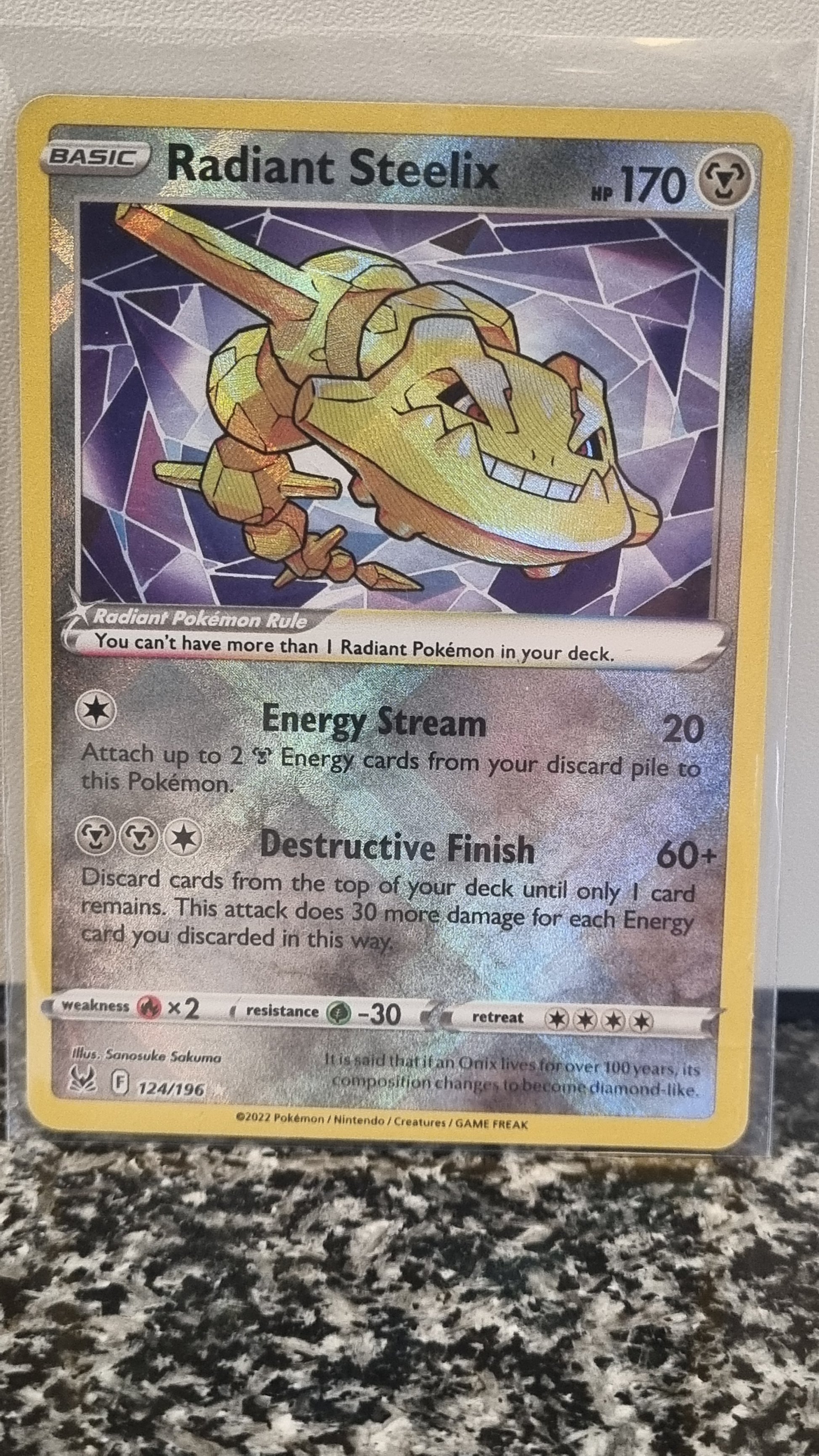 Radiant Steelix (Lost Origin #124) 🇺🇸 (Alt)