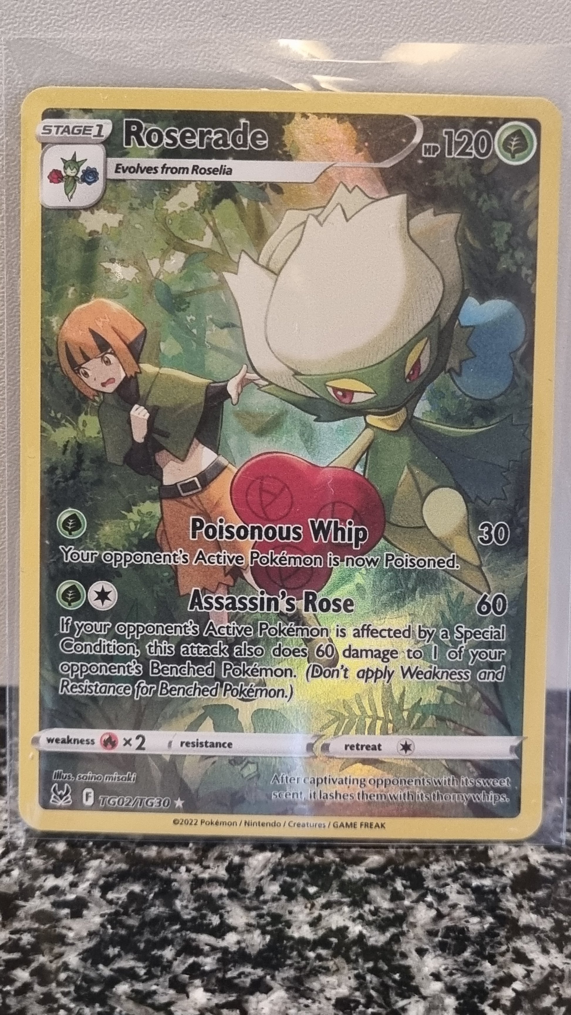 Roserade (Lost Origin Trainer Gallery #TG02) 🇺🇸 (Alt)