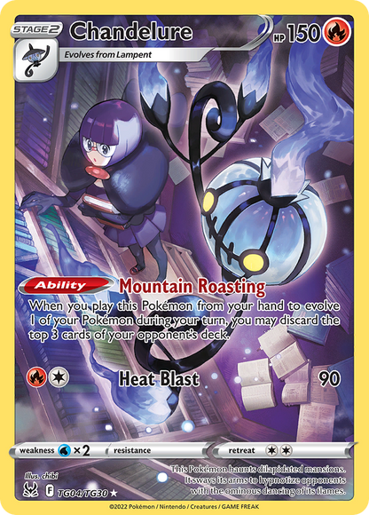 Chandelure (Lost Origin Trainer Gallery #TG04) 🇺🇸