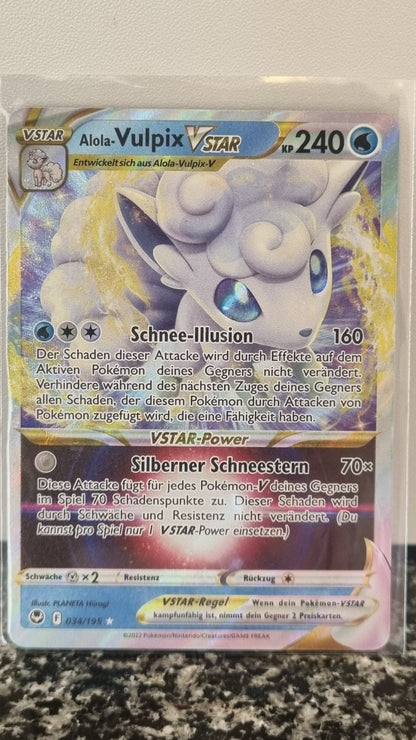 Alola-Vulpix VSTAR (Silver Tempest #34) 🇨🇭🇩🇪 (Alt)