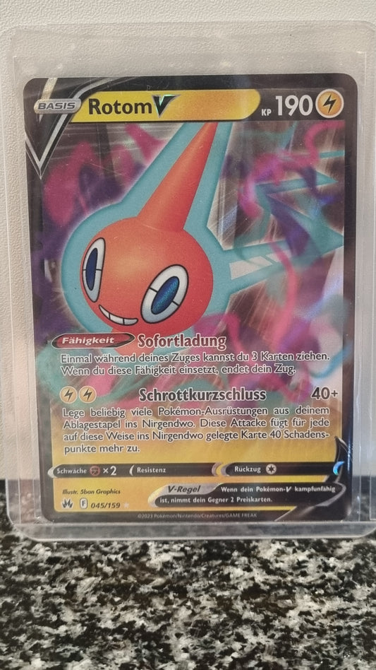 Rotom V (Crown Zenith #45) 🇨🇭🇩🇪 (Alt)