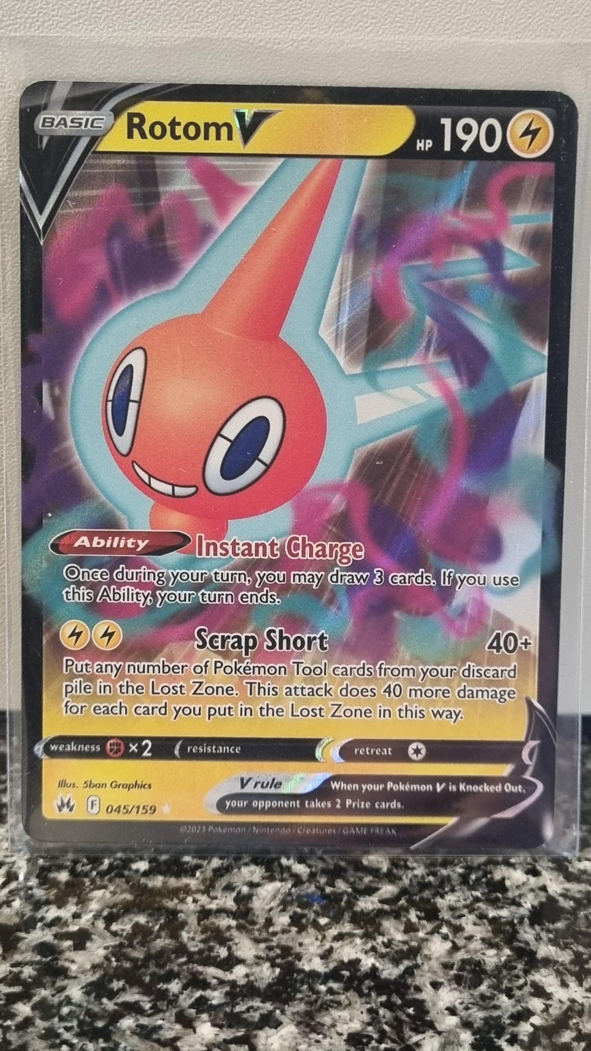 Rotom V (Crown Zenith #45) 🇺🇸 (Alt)