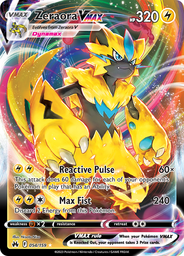 Zeraora VMAX (Crown Zenith #54) 🇺🇸