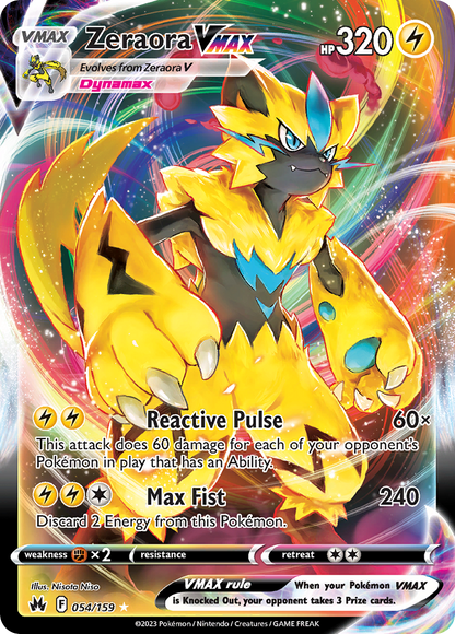 Zeraora VMAX (Crown Zenith #54) 🇺🇸