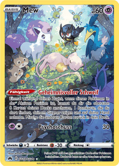 Mew (Crown Zenith Galarian Gallery #GG10) 🇨🇭🇩🇪