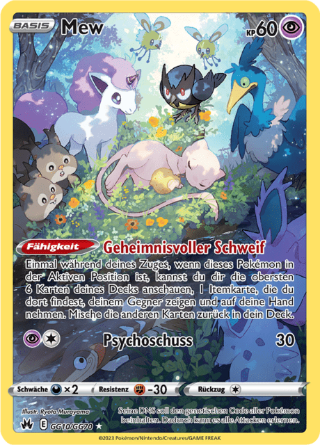 Mew (Crown Zenith Galarian Gallery #GG10) 🇨🇭🇩🇪