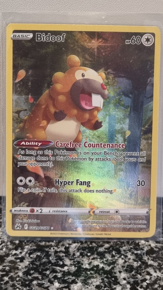 Bidoof (Crown Zenith Galarian Gallery #GG29) 🇺🇸 (Alt)