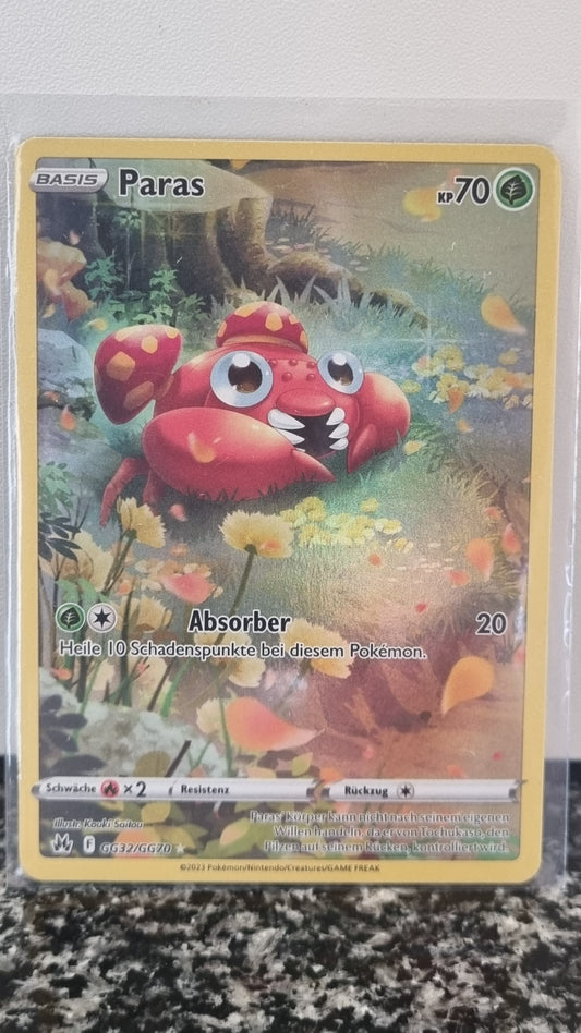 Paras (Crown Zenith Galarian Gallery #GG32) 🇨🇭🇩🇪 (Alt)
