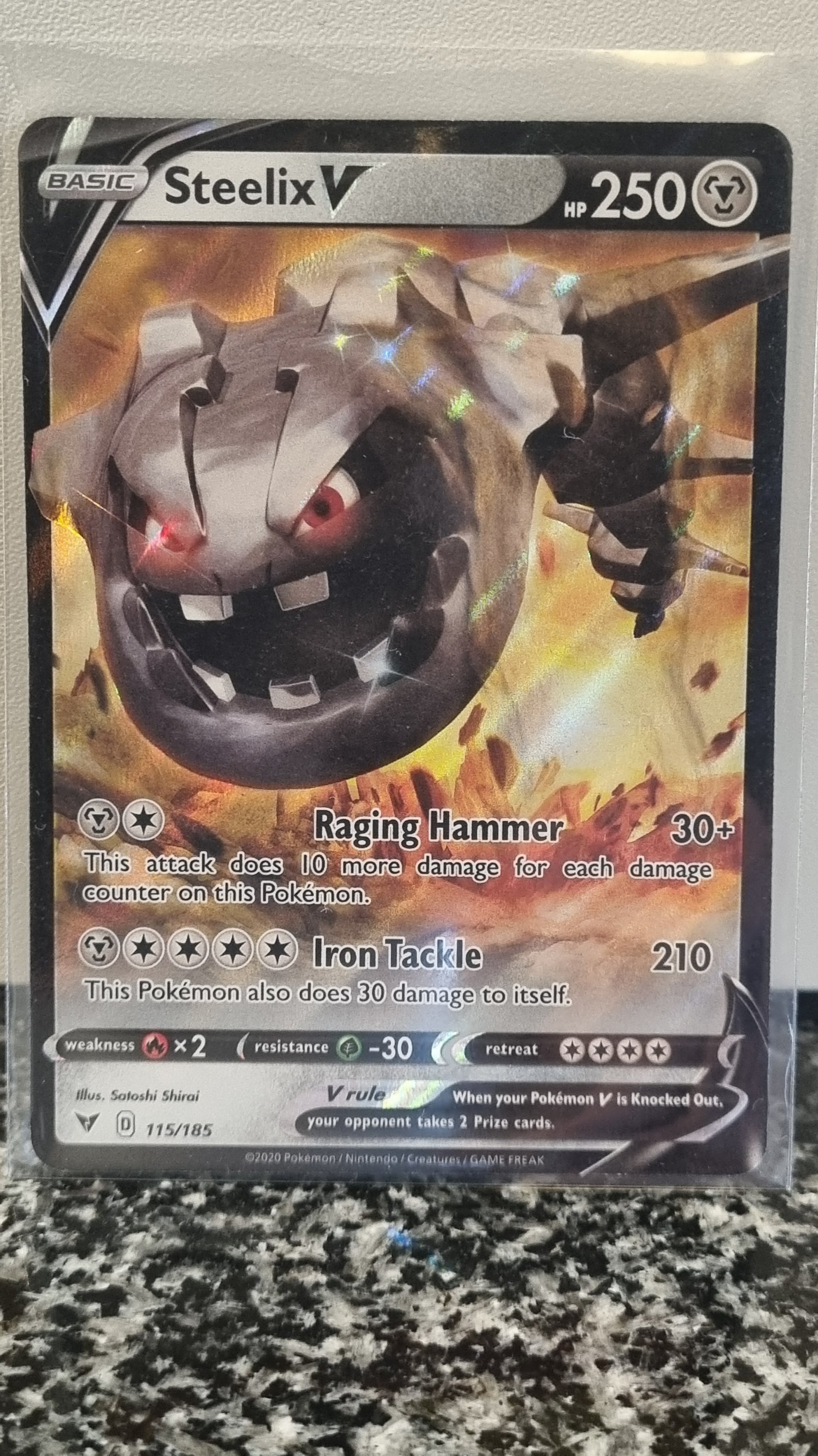 Steelix V (Vivid Voltage #115) 🇺🇸 (Alt)