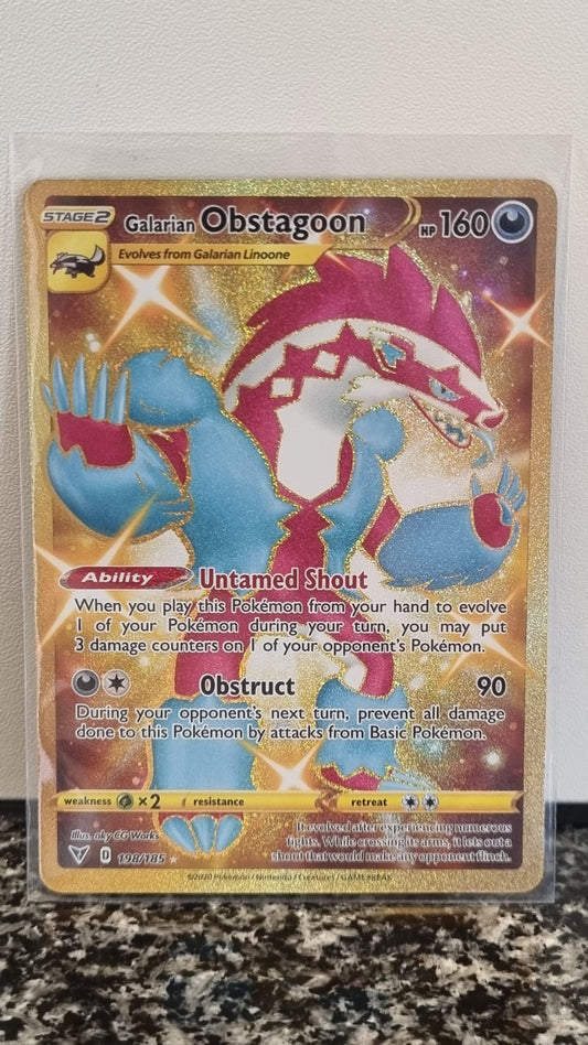 Galarian Obstagoon (Vivid Voltage #198) 🇺🇸 (Alt)