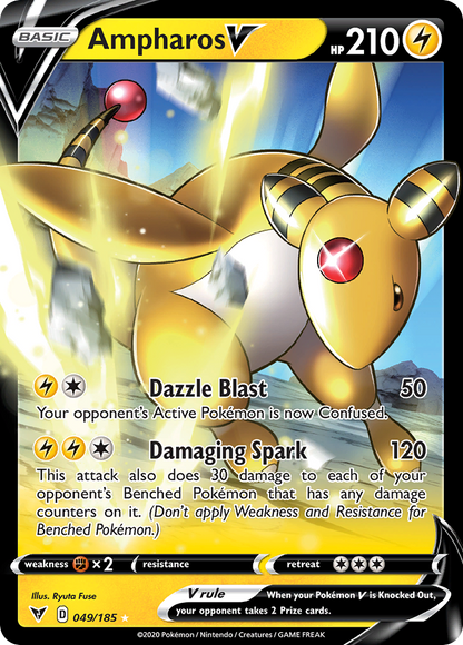 Ampharos V (Vivid Voltage #49) 🇺🇸