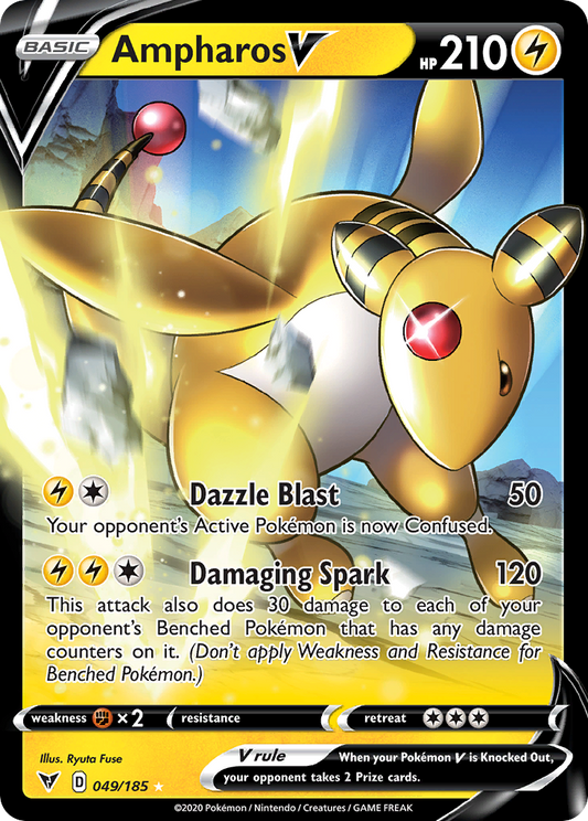 Ampharos V (Vivid Voltage #49) 🇺🇸