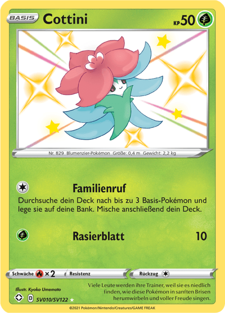 Cottini (Shining Fates Shiny Vault #010) 🇨🇭🇩🇪