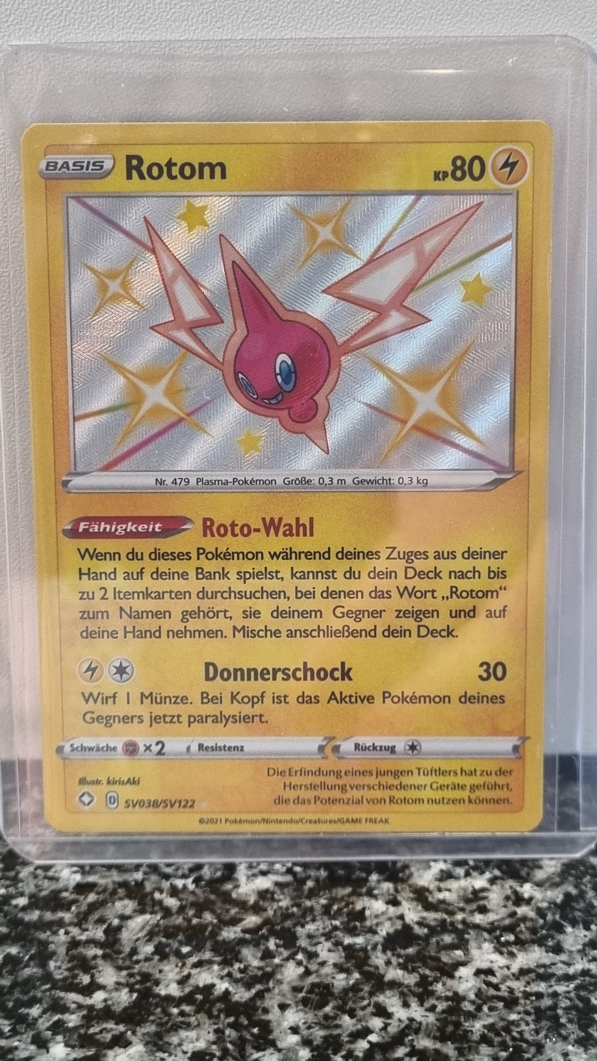 Rotom (Shining Fates Shiny Vault #038) 🇨🇭🇩🇪 (Alt)