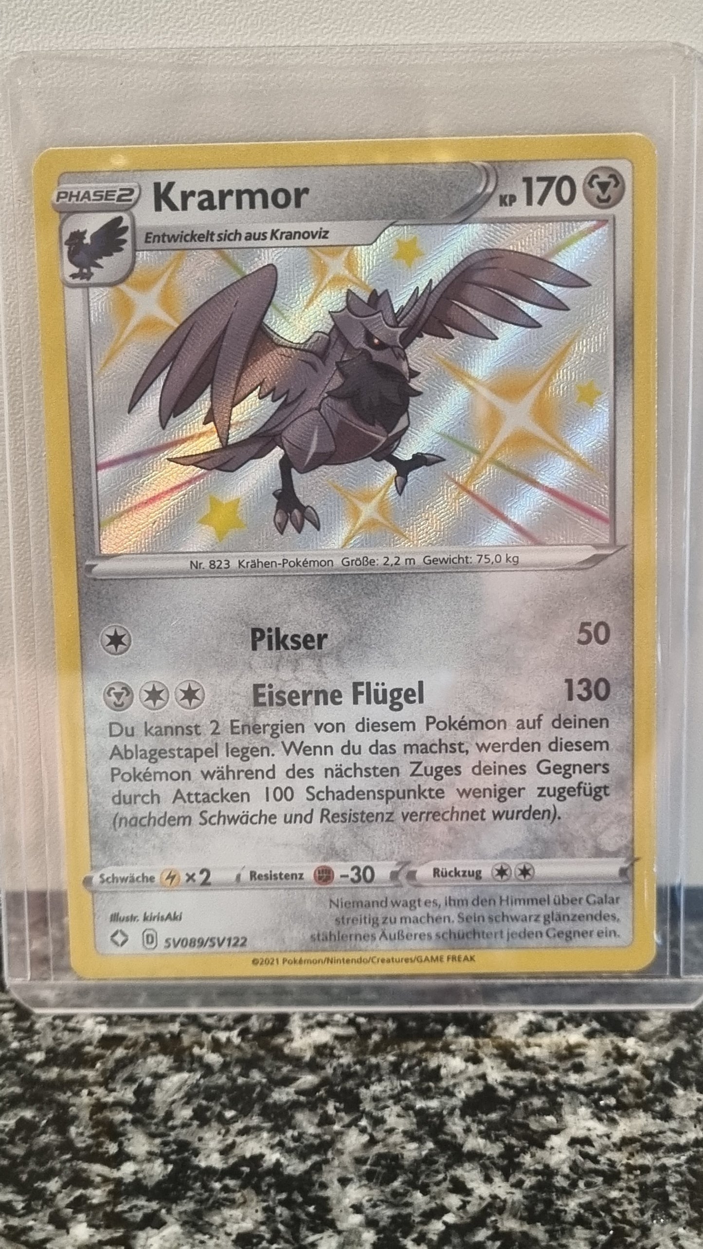 Krarmor (Shining Fates Shiny Vault #089) 🇨🇭🇩🇪 (Alt)