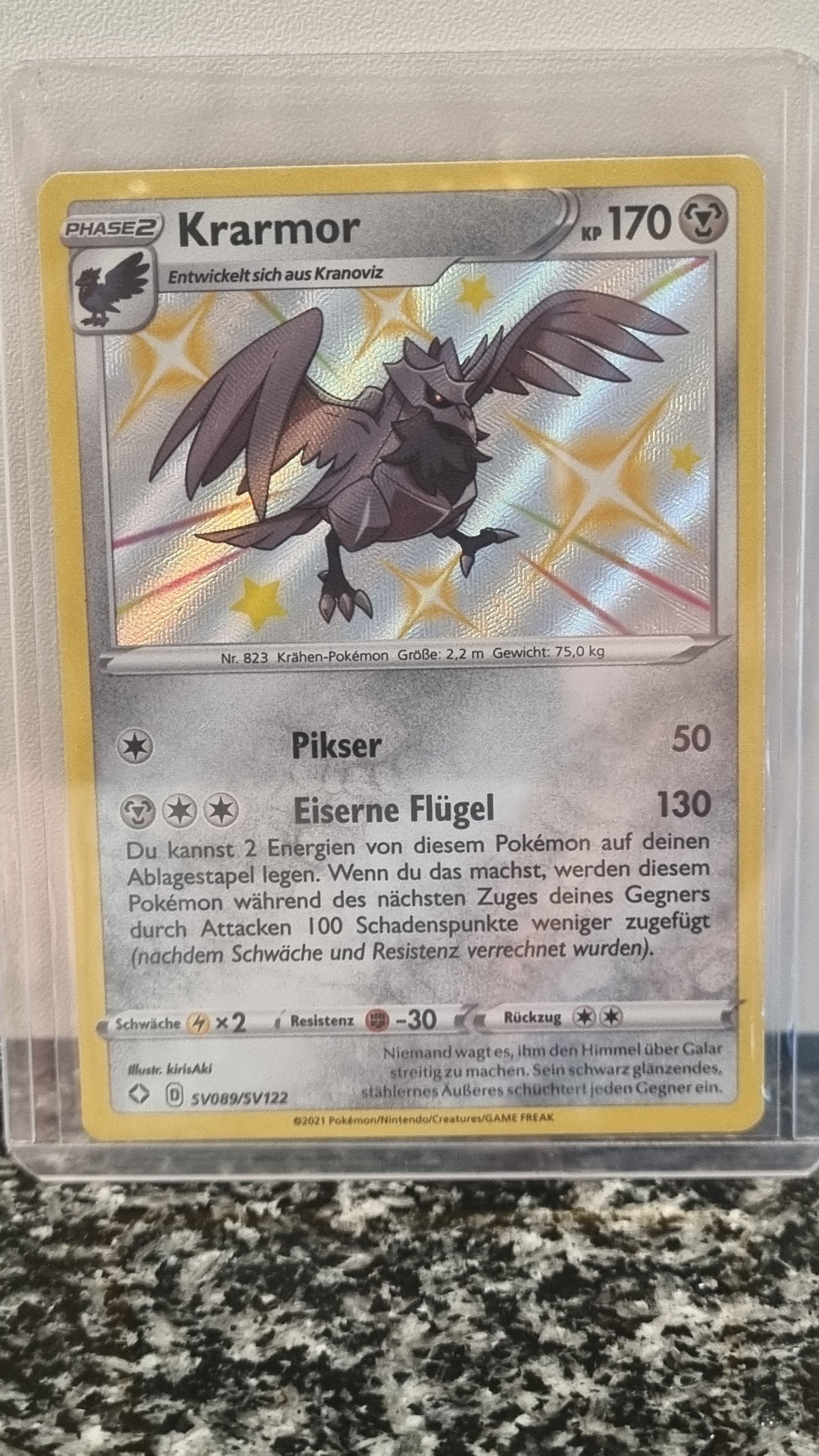 Krarmor (Shining Fates Shiny Vault #089) 🇨🇭🇩🇪 (Alt)