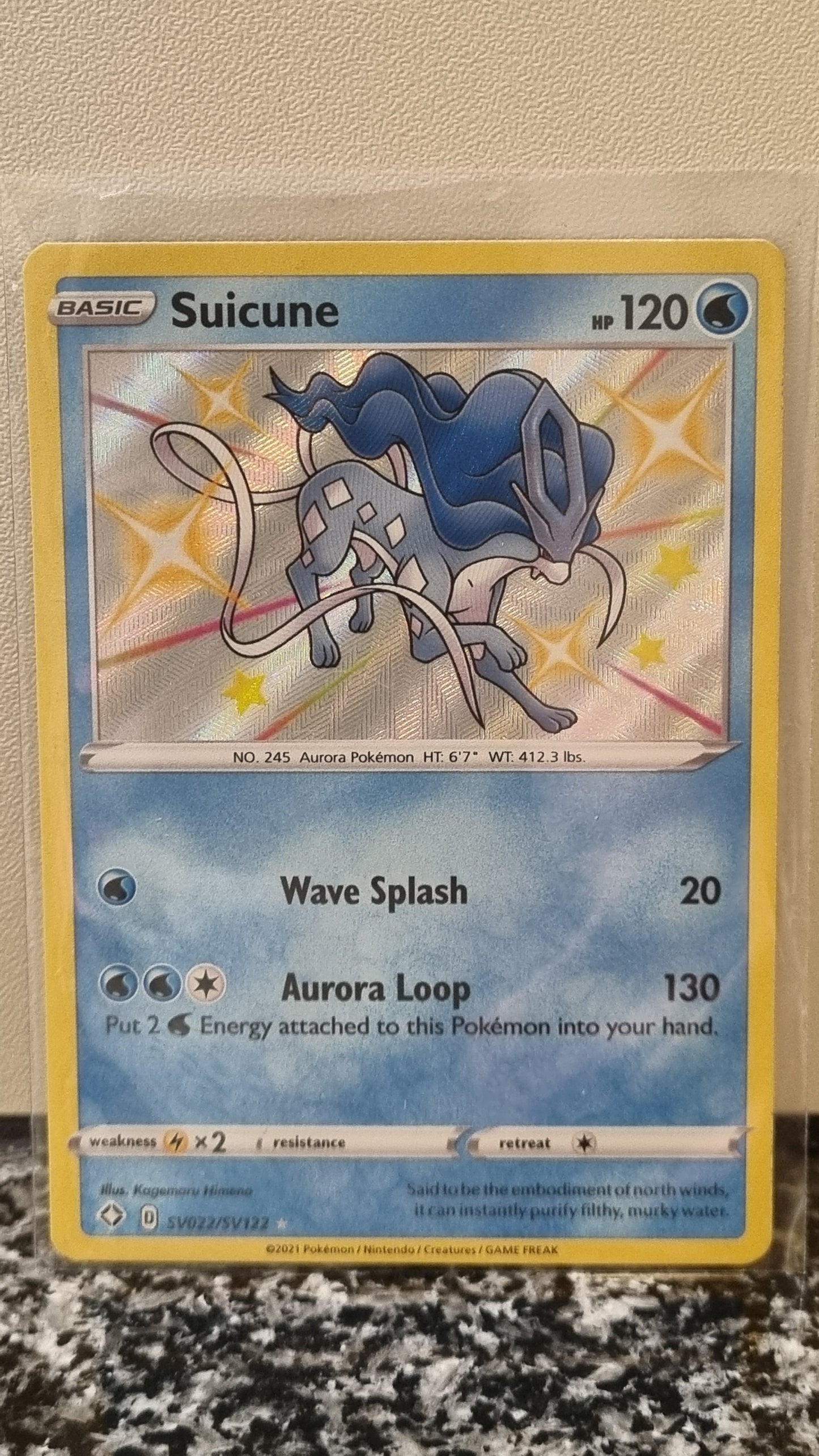 Suicune (Shining Fates Shiny Vault #22) 🇺🇸 (Alt)