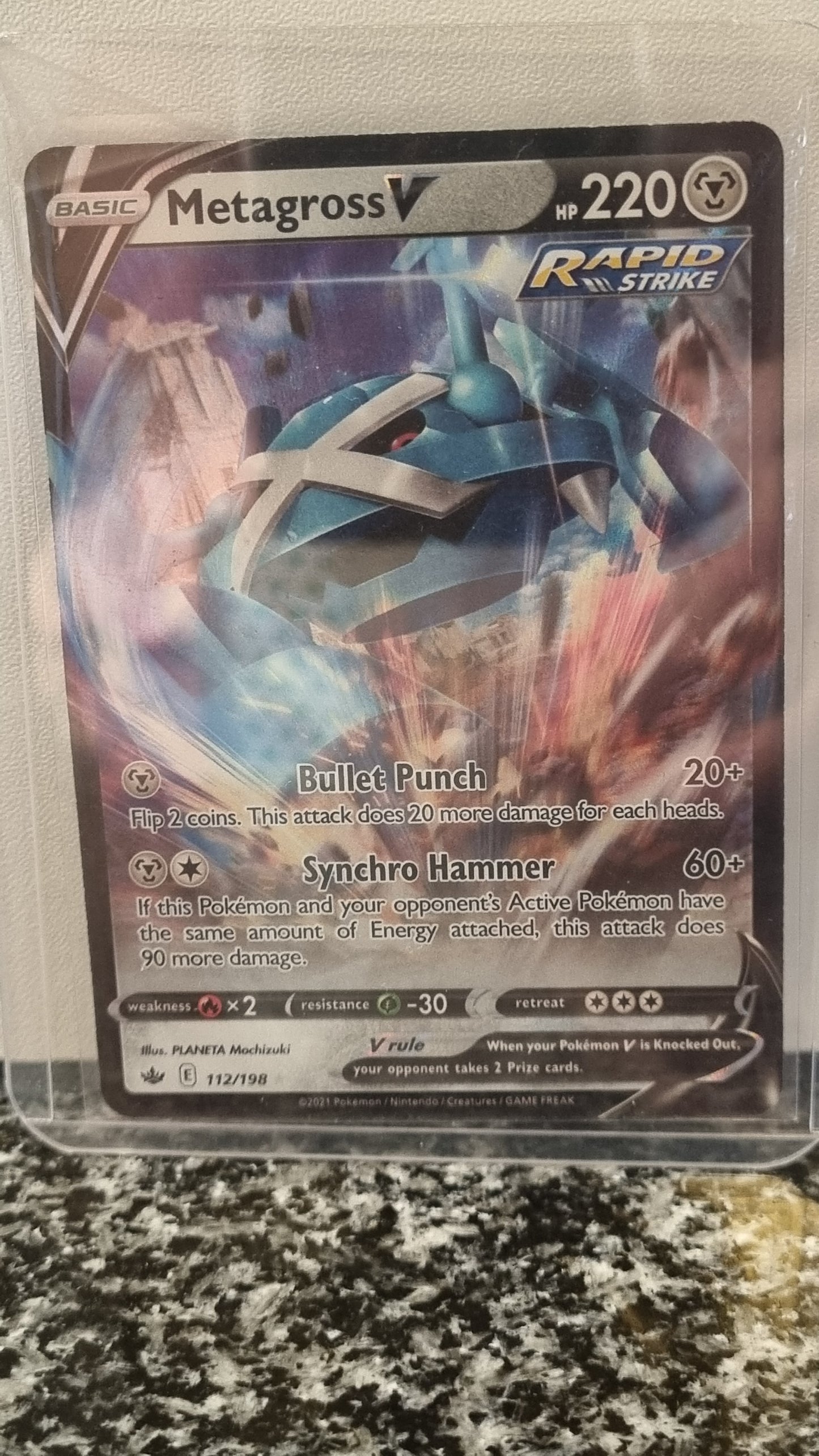 Metagross V (Chilling Reign #112) 🇺🇸 (Alt)