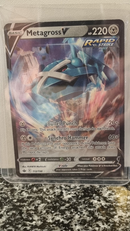 Metagross V (Chilling Reign #112) 🇺🇸 (Alt)