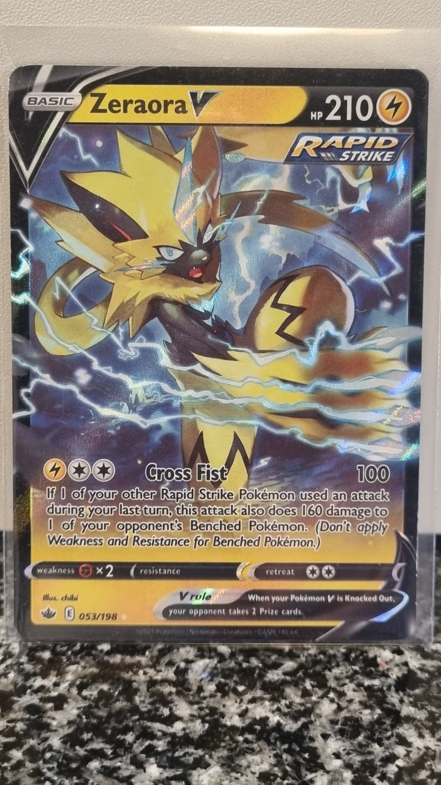 Zeraora V (Chilling Reign #53) 🇺🇸 (Alt)