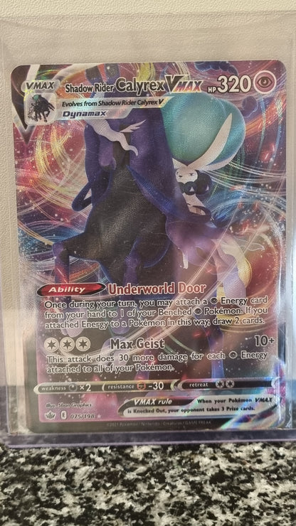 Shadow Rider Calyrex VMAX (Chilling Reign #75) 🇺🇸 (Alt)