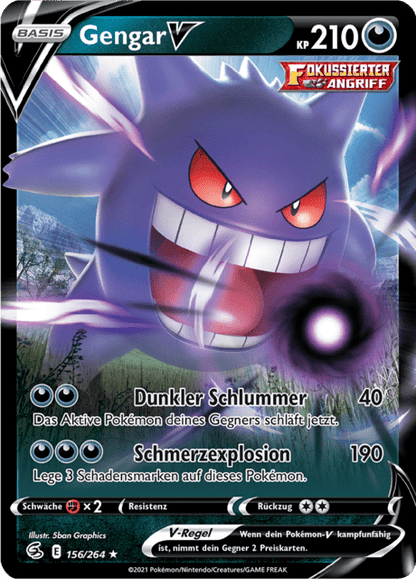 Gengar V (Fusion Strike #156) 🇨🇭🇩🇪
