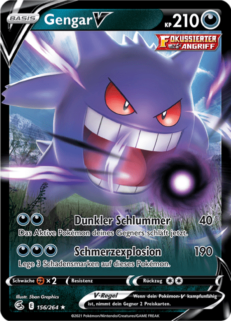 Gengar V (Fusion Strike #156) 🇨🇭🇩🇪