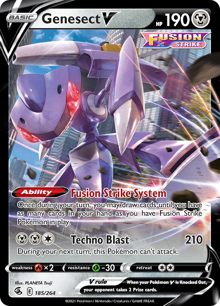 Genesect V (Fusion Strike #185) 🇺🇸
