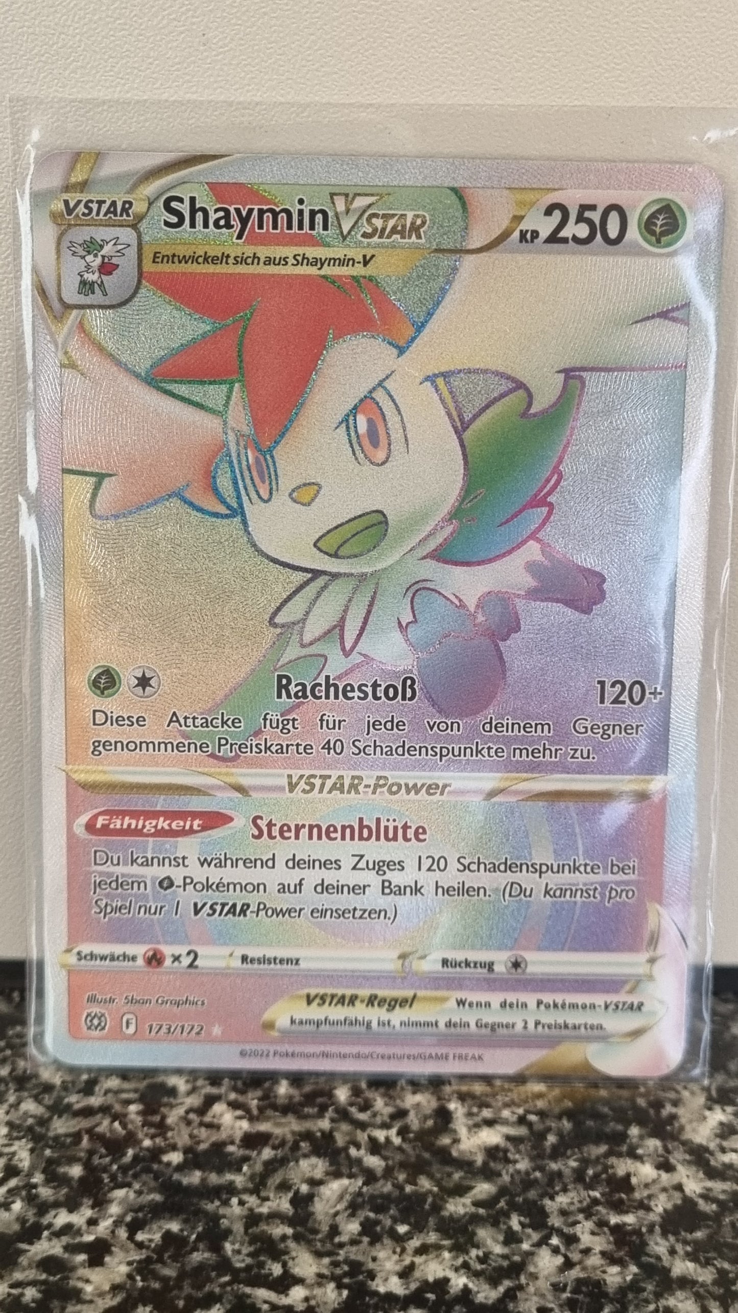 Shaymin VSTAR (Brilliant Stars #173) 🇨🇭🇩🇪 (Alt)