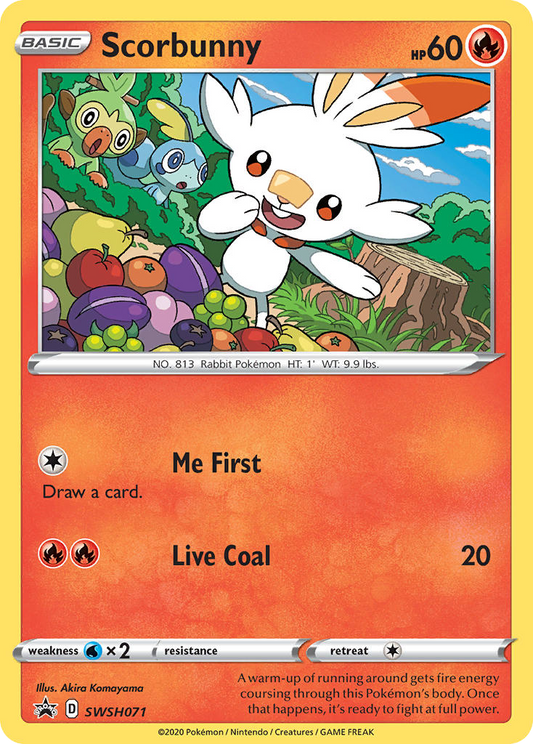 Scorbunny (SWSH Black Star Promos #071) 🇺🇸