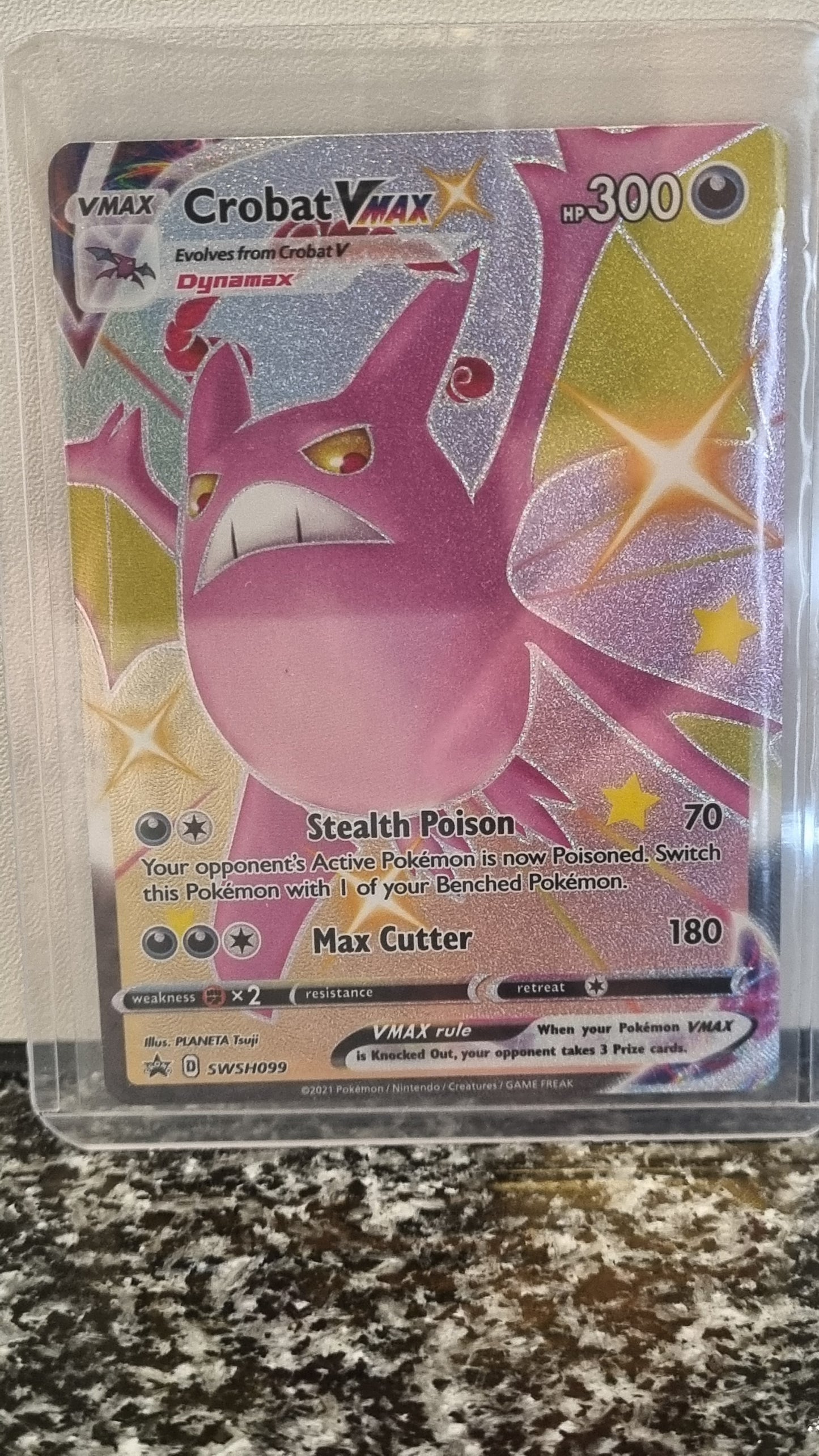 Crobat VMAX (SWSH Black Star Promos #099) 🇺🇸 (Alt)