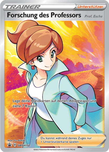 Forschung des Professors (Prof. Esche) (SWSH Black Star Promos #152) 🇨🇭🇩🇪
